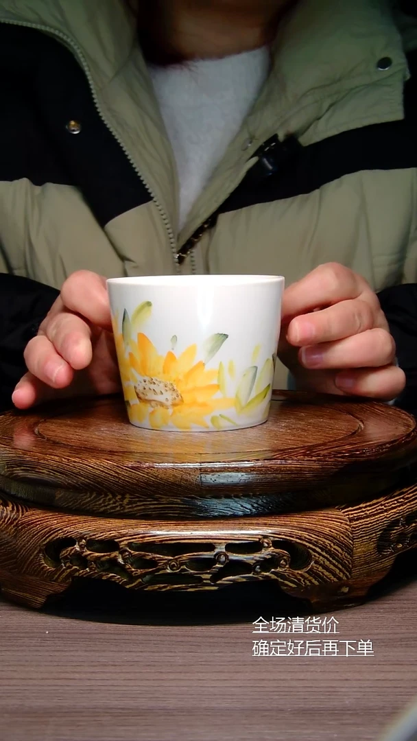 【闪购商品】摆件纯手工手绘杯子景德镇