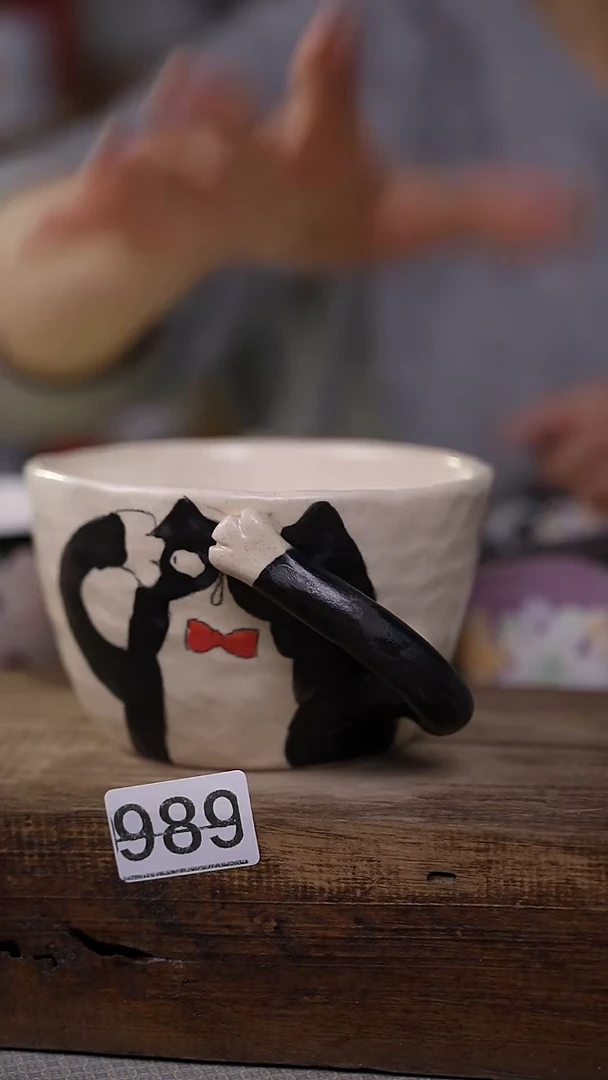 【闪购商品】瓷片设计师款卡通咖啡杯