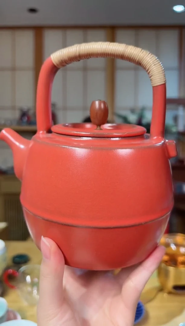 梵山堂问渠山楂红大壶