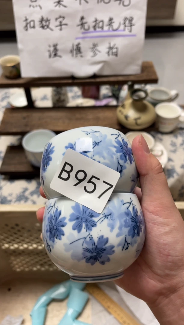 【闪购商品】瓷器瓷器瓷器瓷器B957 2只