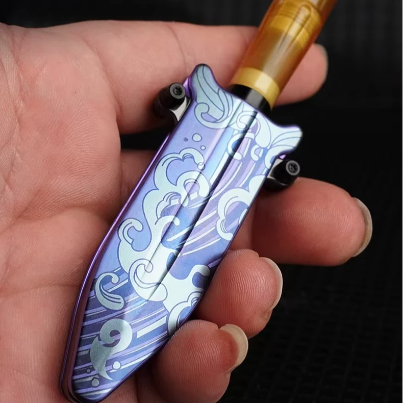 铁柱 My Joys EDC 一念之剑mini版音叉解压EDC剑鸣滑轮指间玩具