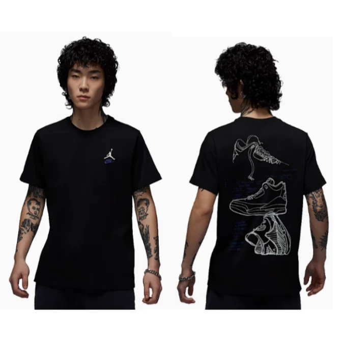 【滔搏联动】NIKE男女25春夏乔丹球鞋涂鸦限定版短袖IB7527-010