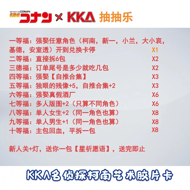 【KKΛ】名侦探柯南•留影的告白周边创意艺术胶片 同人二创（代拆）