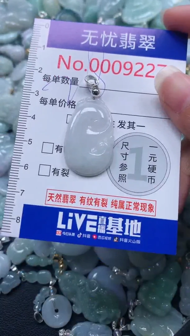 颈饰未镶嵌翡翠9227