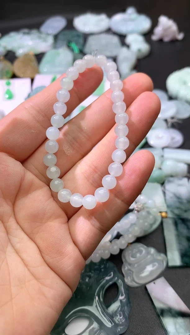 未镶嵌手链翡翠手串