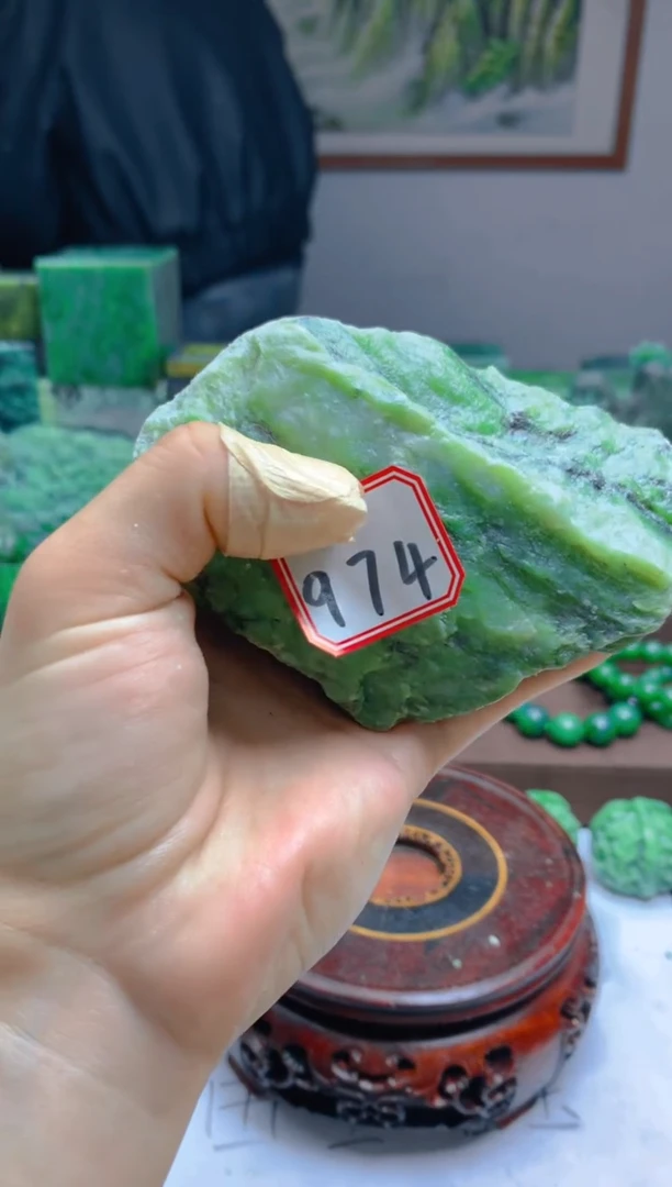 【闪购商品】和田玉（碧玉）珠宝半成品未镶嵌1