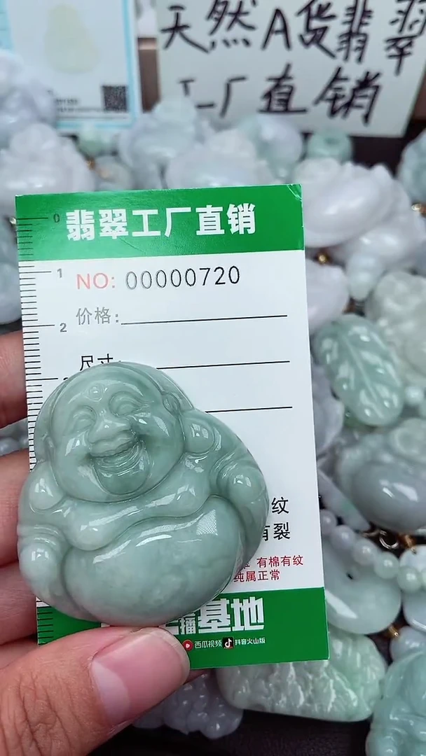 颈饰未镶嵌翡翠缅甸天然翡翠拍一发一0720