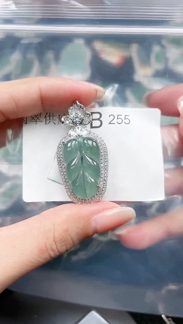 【闪购商品】翡翠颈饰未镶嵌255赠皮绳