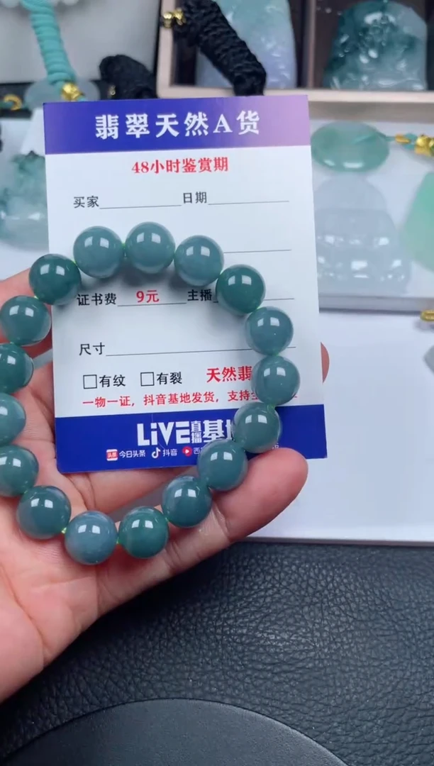 翡翠未镶嵌颈饰