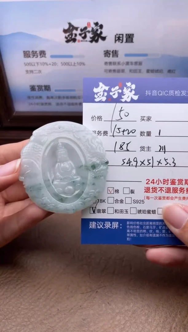 翡翠未镶嵌颈饰5426722447