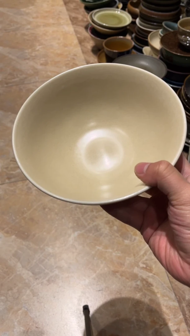 【闪购商品】瓷片417微瑕酷金面碗1个