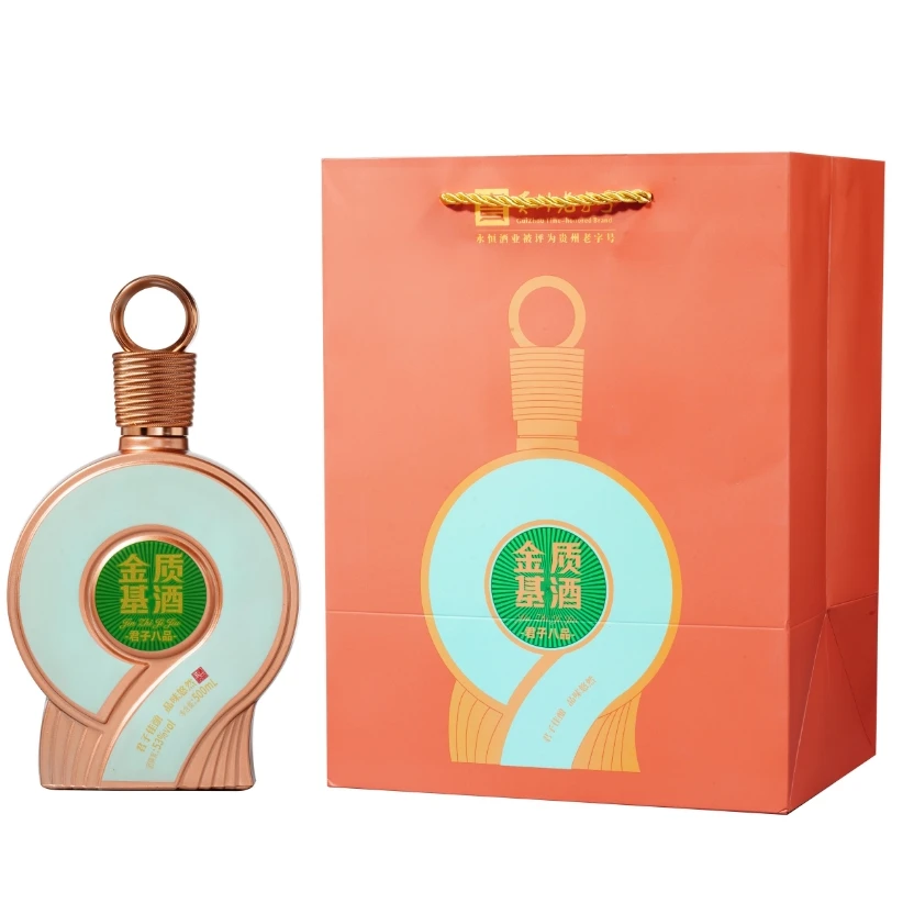 华问天(君子八品) 拍5发6 高品质酱香型白酒53度500ml*1瓶