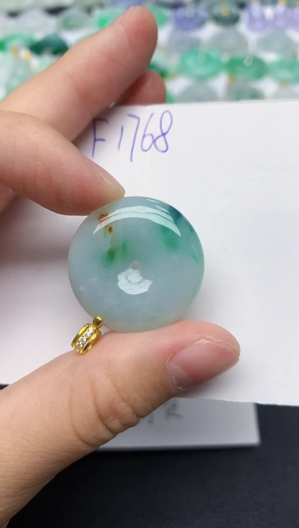 颈饰未镶嵌翡翠天然缅甸A货翡翠百元以上9元证书费自理