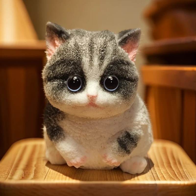 可爱Q弹硅胶曼基康猫咪捏捏乐