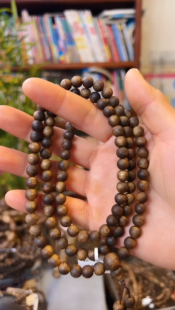 【闪购商品】沉香手串棋楠圆珠多圈手串