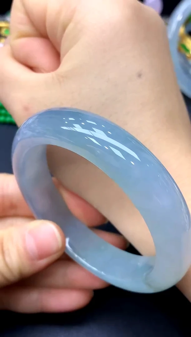 未镶嵌手镯翡翠347-中国好珍宝