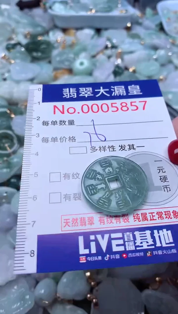 颈饰未镶嵌翡翠5857