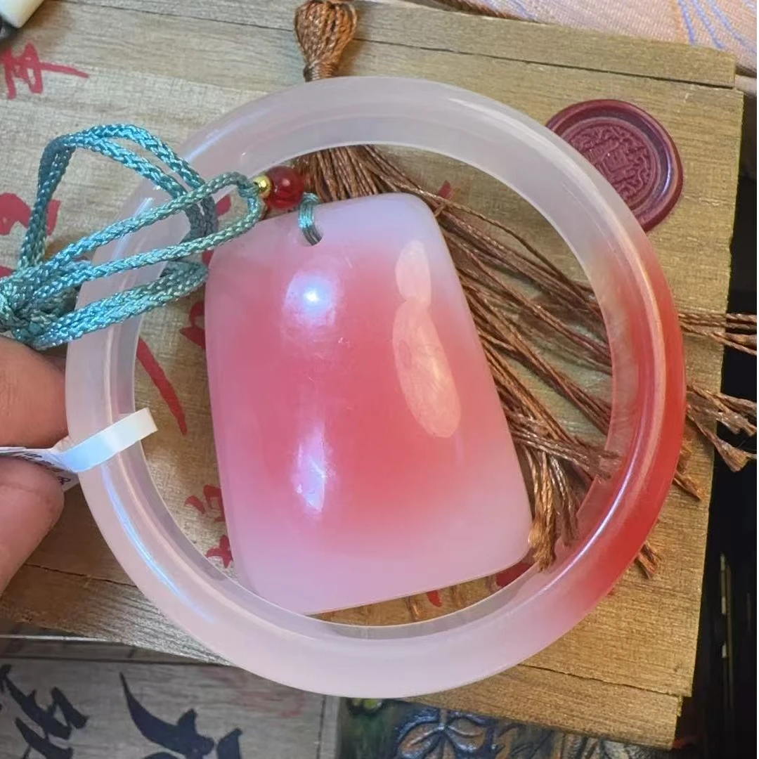 【闪购商品】-海云母手镯+吊坠一套