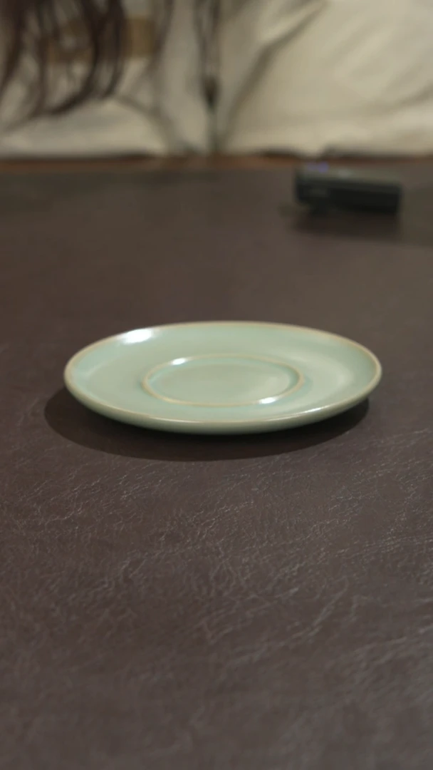 瓷宣宝汝瓷原矿原釉手工作品