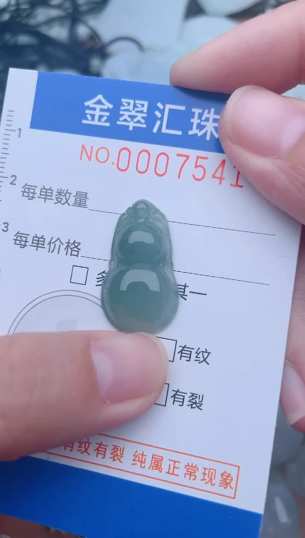 颈饰未镶嵌翡翠7541