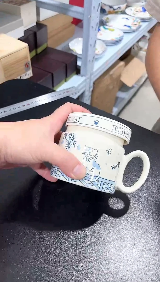 瓷片陶瓷（简装）杯子一个