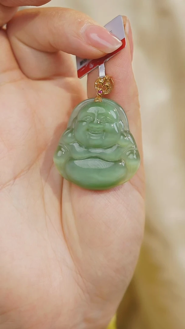 【闪购商品】玛瑙/玉髓挂坠18K金镶嵌多样性发其一
