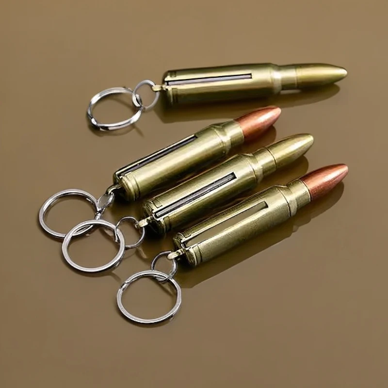 安全防风火折子带子弹燃油超薄万次火柴打火机2025年火爆款网红款