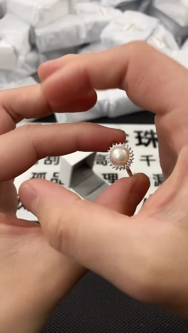 未镶嵌耳饰淡水珍珠jz1004