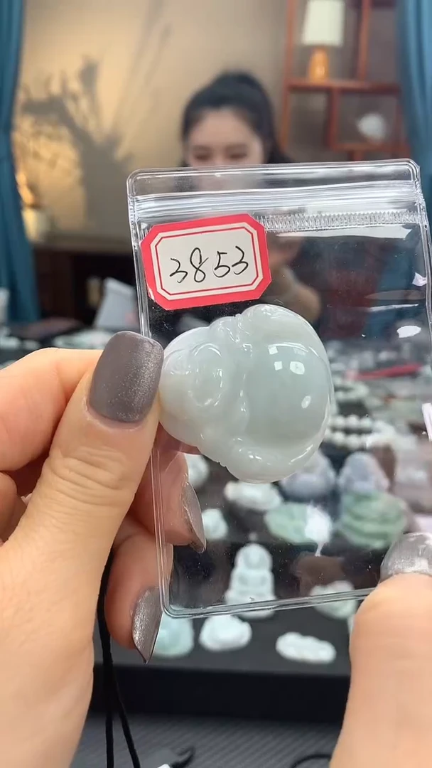 颈饰未镶嵌翡翠佛公3853