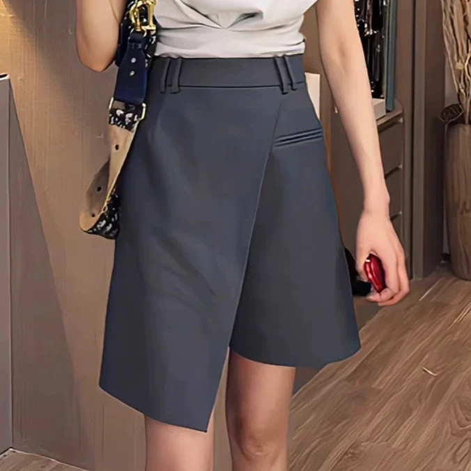 2025春夏秋设计师款百搭西装短裤