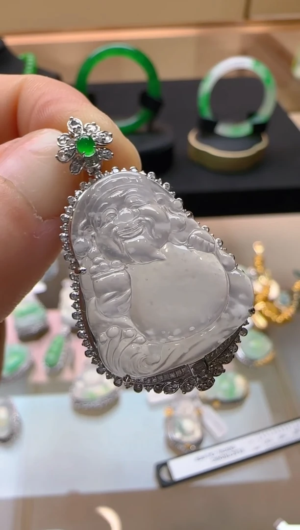 【闪购商品】翡翠吊坠(不含链)18K金镶嵌多样性团购发一件