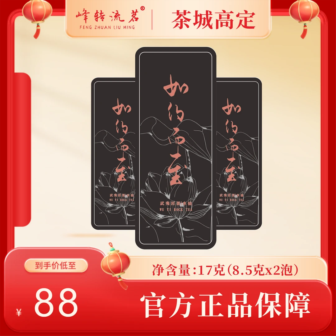 武夷岩茶如约而至2泡小铁盒