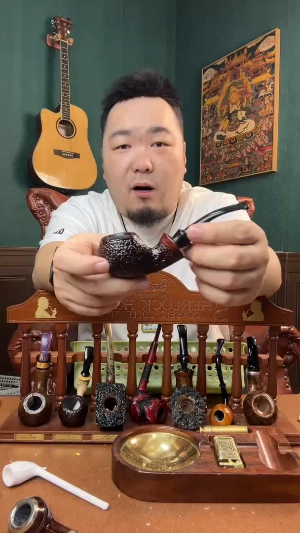 石楠木木雕款意大利进口石楠木烟斗