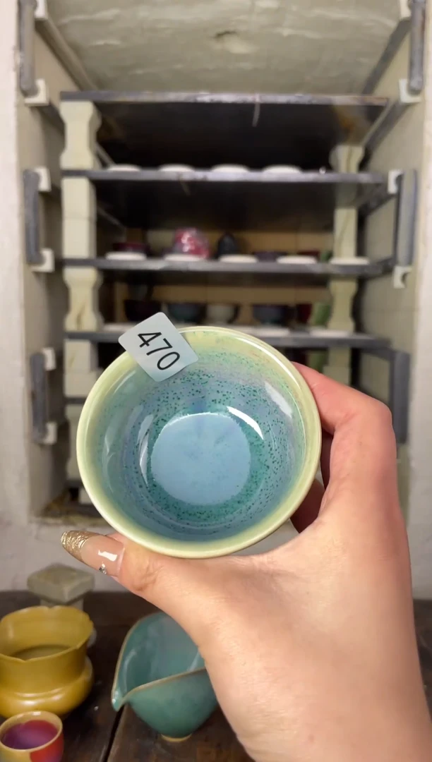 【闪购商品】摆件钧瓷手工茶器窑变