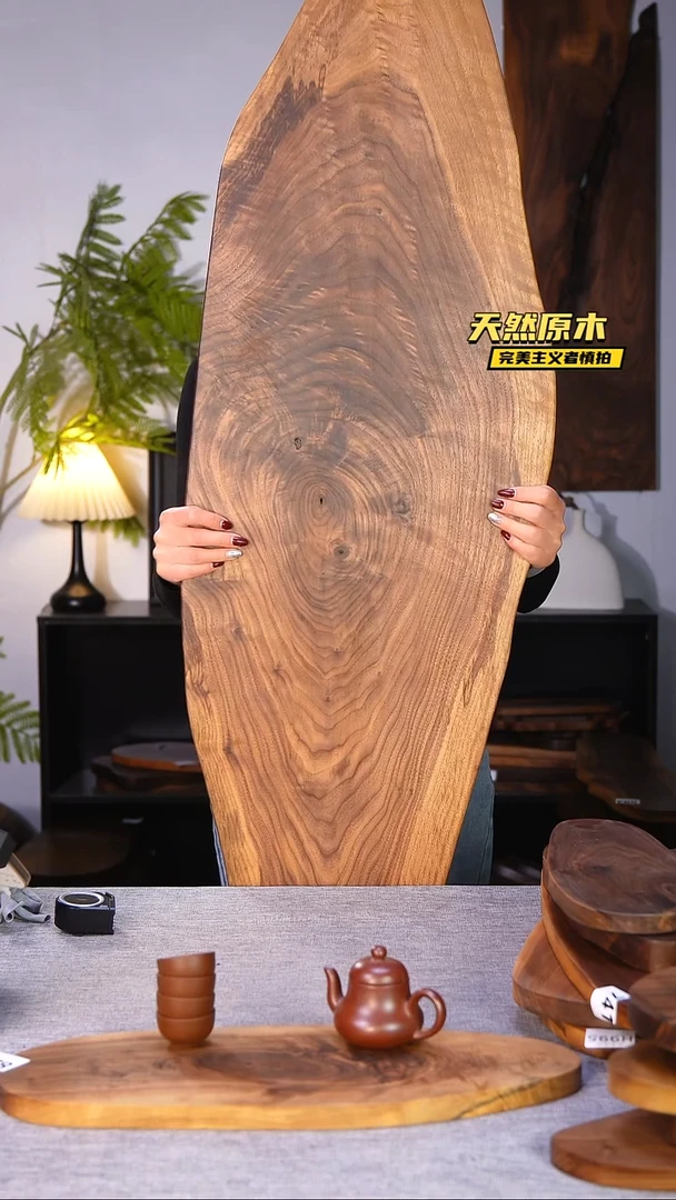 木北美黑胡桃原木.干裂疤结不属于商品质量问题完美主义者慎拍