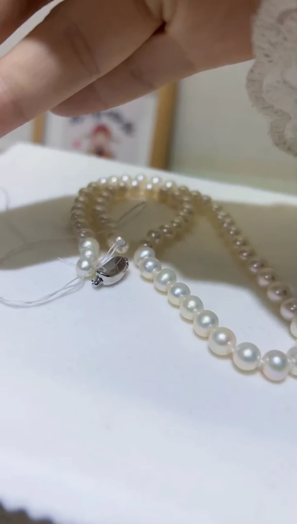 【闪购商品】淡水珍珠项链银S925镶嵌11淡水无核小天女珍珠299