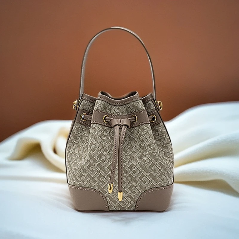 HONGU/红谷经典印花时尚经典手拎单肩包