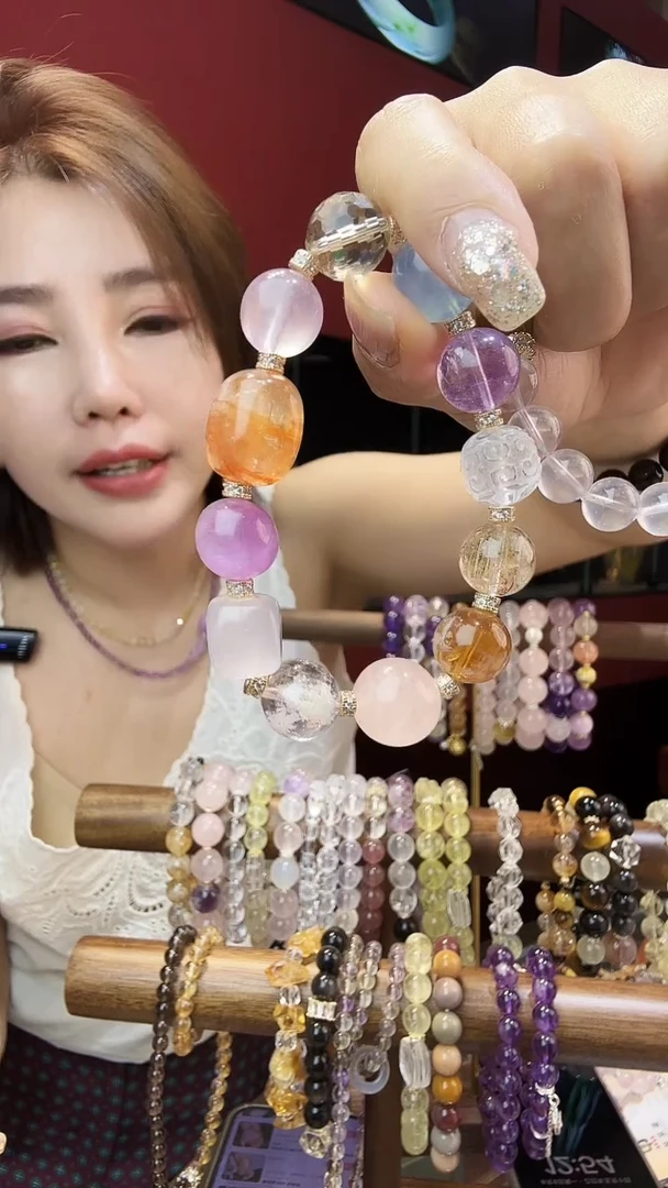 水晶手链未镶嵌多宝手串