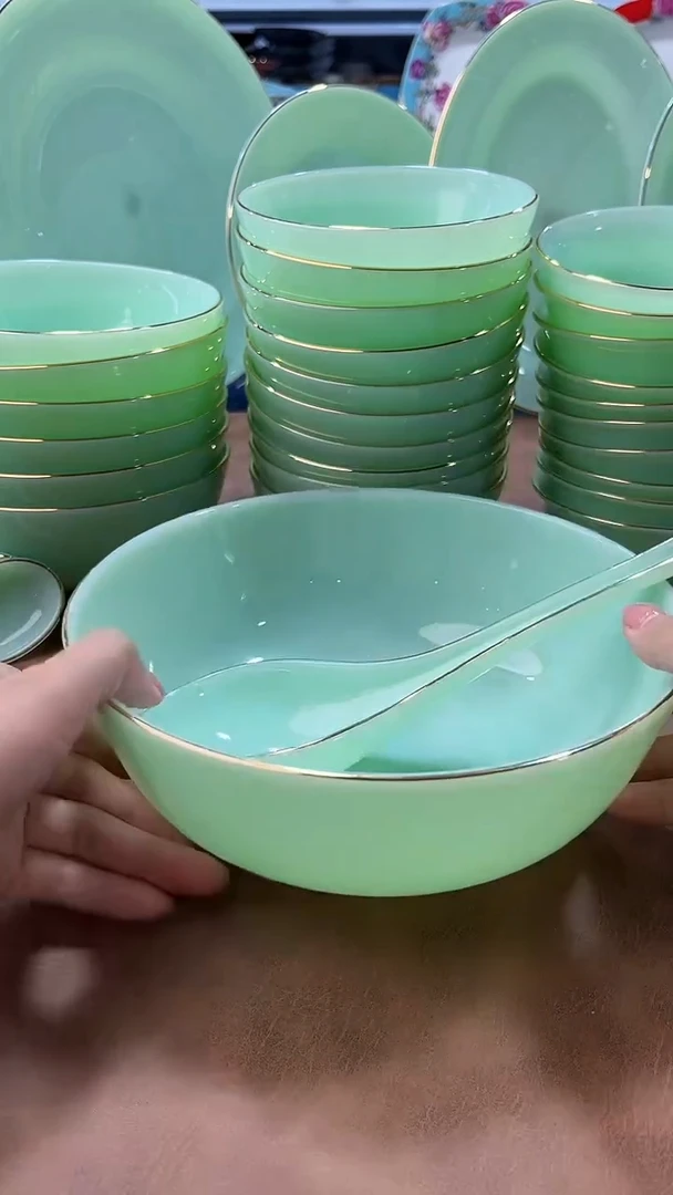 玉瓷 汤碗1个汤勺1个景德镇陶瓷