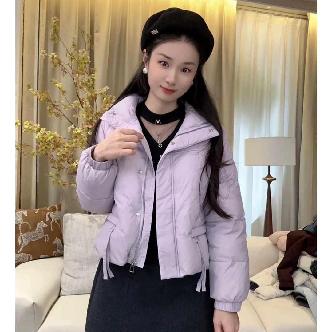 碧高作品 2025韩版冬季短款显瘦百搭时尚保暖棉衣服小个子外套