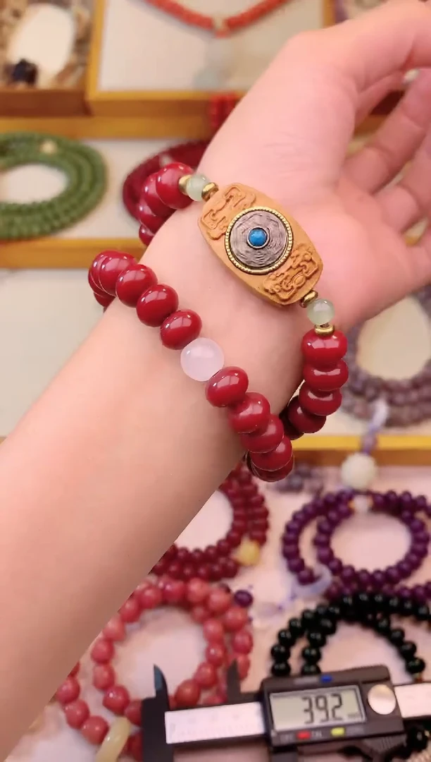 手串白玉菩提孤品