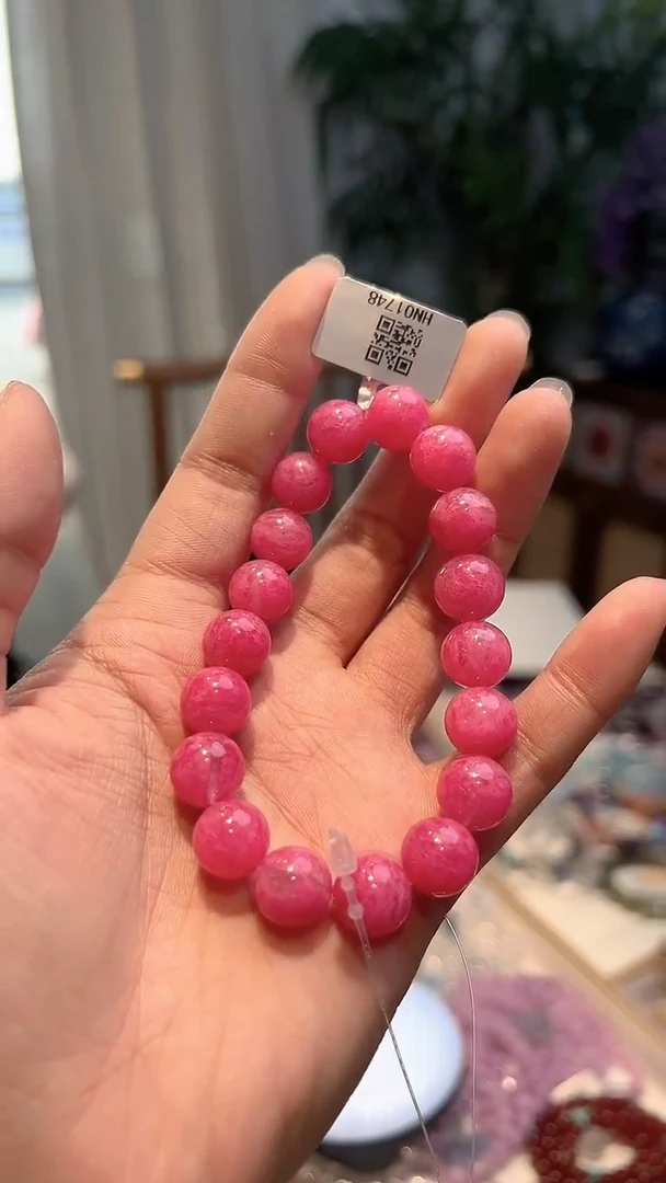 【闪购商品】菱锰矿（红纹石）手串未镶嵌手串