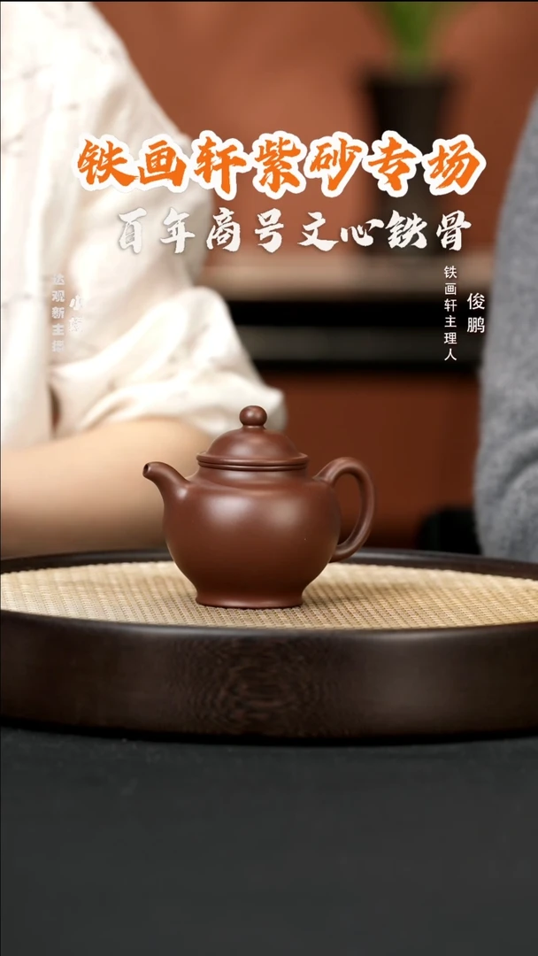【闪购商品】紫砂茶壶婷THX49铁画轩杭益逸大亨高掇只底槽清