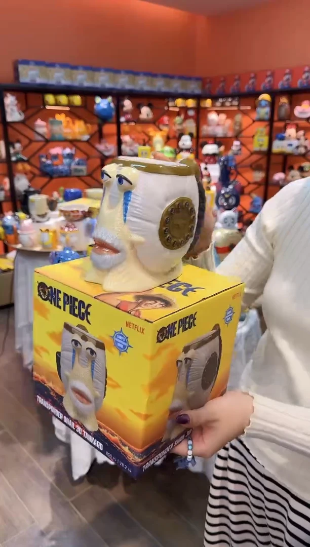 瓷片@@海贼王电话虫陶瓷水杯（礼盒）