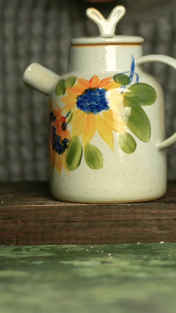 青诗集手工手绘瓷器