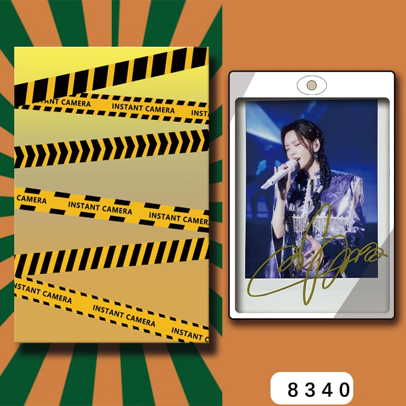 D8340【于文文】 正品拍立得照片 白边