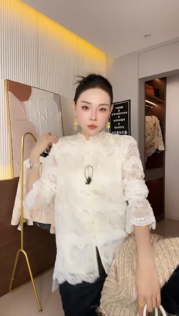 4629白色上衣 XL 115-125