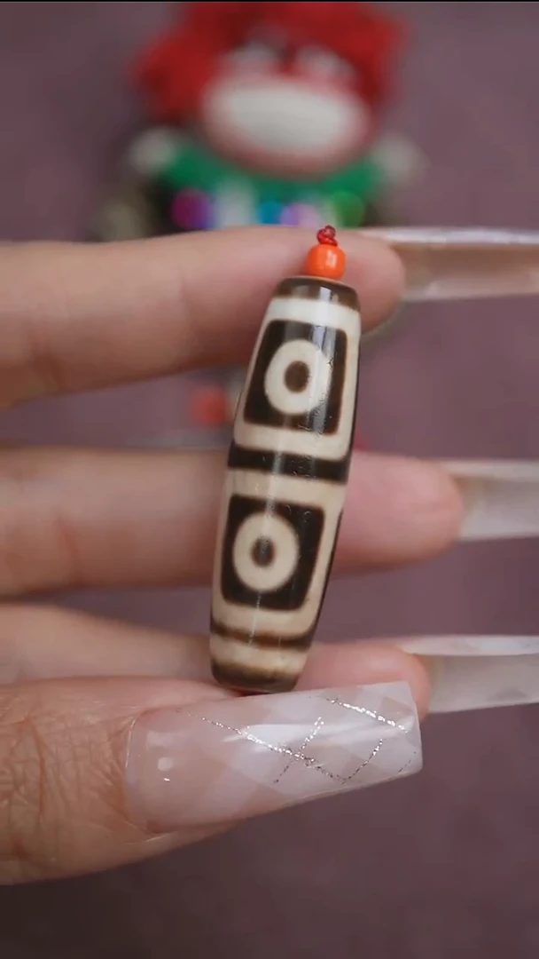 未镶嵌颈饰玛瑙/玉髓蚀花玛瑙珠定制编绳