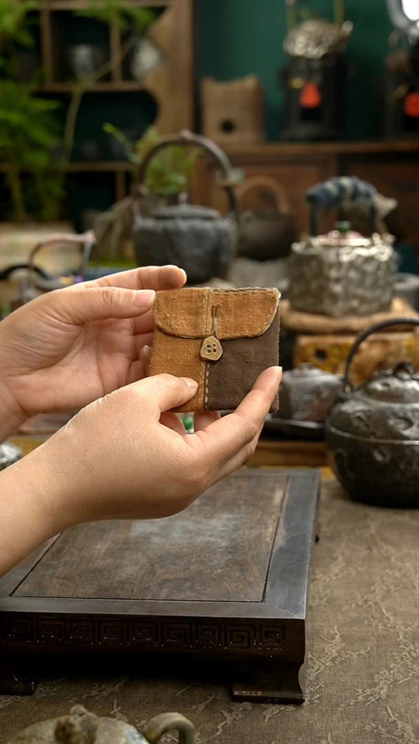 纯手工布艺耳机包收纳包