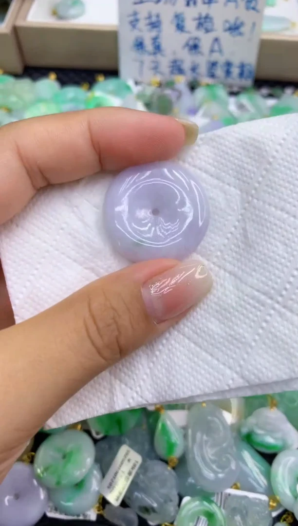 颈饰未镶嵌翡翠天然缅甸A货翡翠